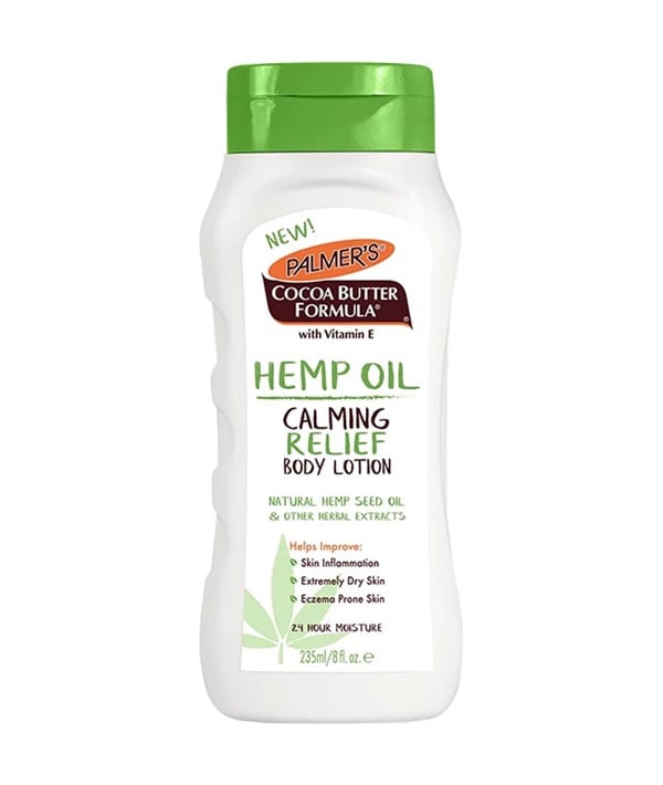 Palmers hemp oil calming relief body lotion