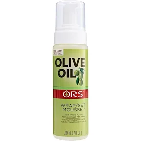 ORS Olive Oil Hold & Shine Wrap Set Mousse 7oz