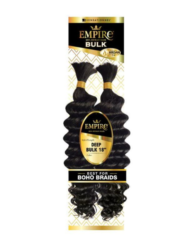 Sensationnel Empire 100% Human Hair Bulk - Deep Bulk