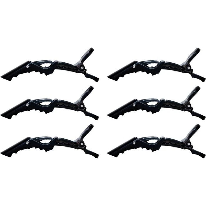 Hair Theory Crocodile Hair Clips Black (6)