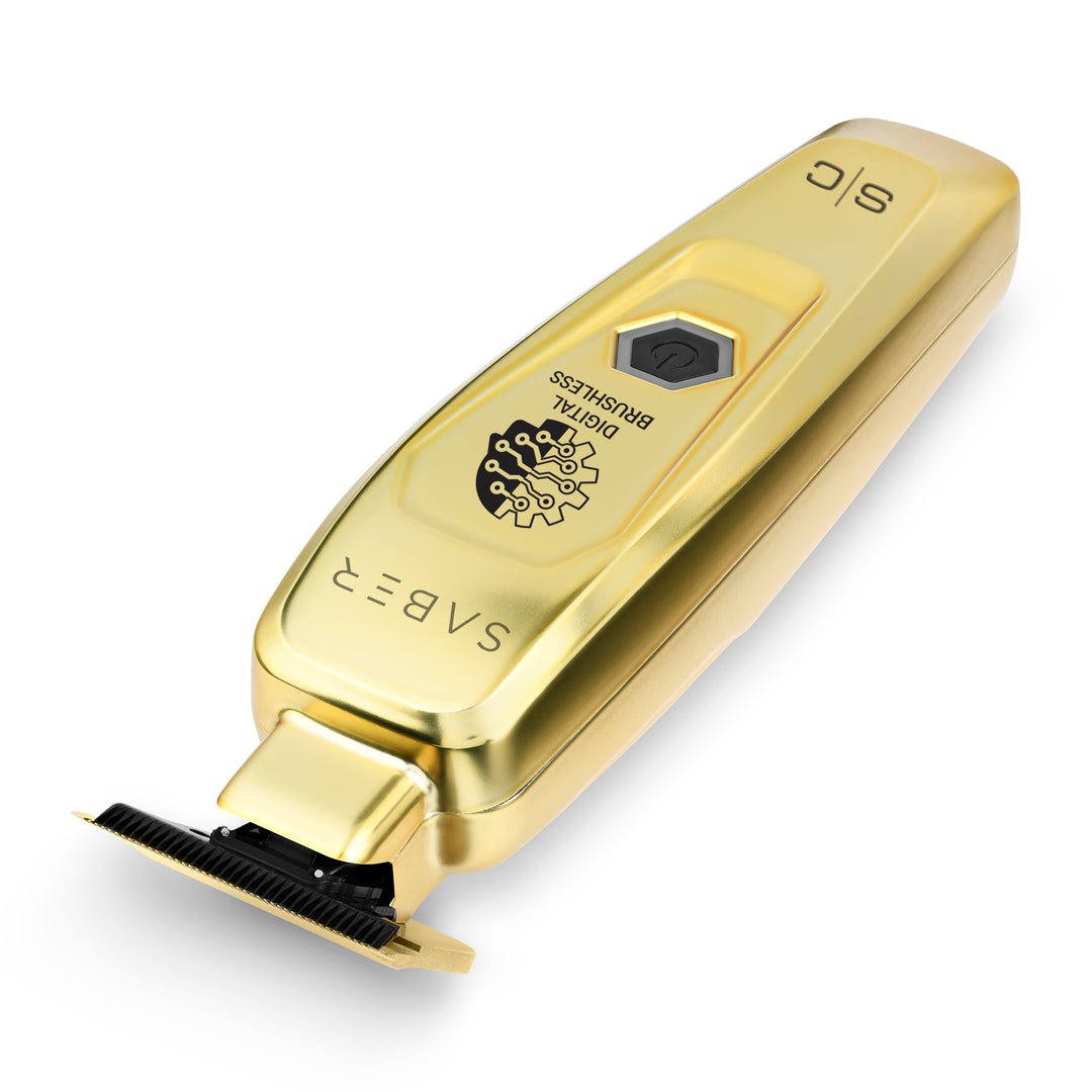 Stylecraft - Saber Gold - Digital Brushless Motor Cordless Trimmer - Southwestsix Cosmetics Stylecraft - Saber Gold - Digital Brushless Motor Cordless Trimmer Hair Clippers & Trimmers Gamma Southwestsix Cosmetics 8021660018497 Stylecraft - Saber Gold - Digital Brushless Motor Cordless Trimmer