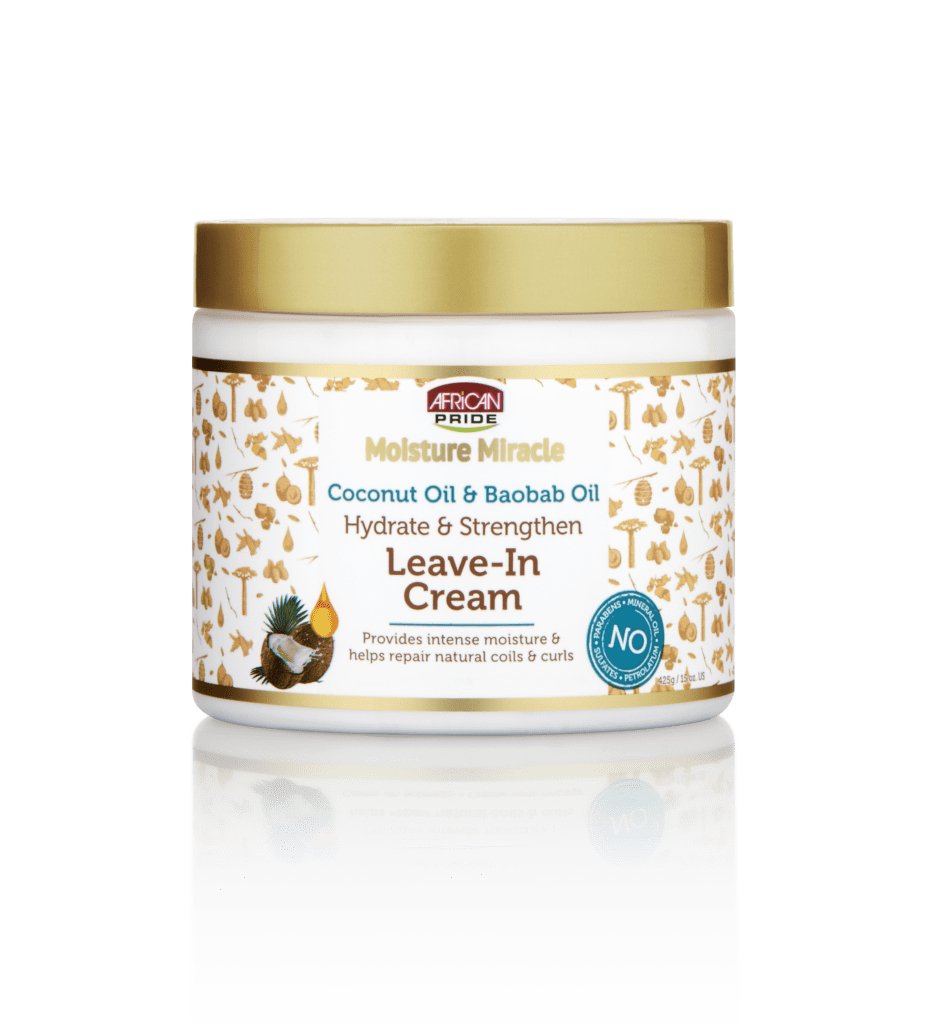 African Pride Moisture Miracle Coconut Oil & Baobab Oil Leave-In Cream 15oz - Southwestsix Cosmetics African Pride Moisture Miracle Coconut Oil & Baobab Oil Leave-In Cream 15oz Leave-in Conditioner African Pride Southwestsix Cosmetics African Pride Moisture Miracle Coconut Oil & Baobab Oil Leave-In Cream 15oz