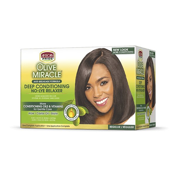 African Pride Olive Miracle Anti-Breakage Regular Relaxer Kit - Southwestsix Cosmetics African Pride Olive Miracle Anti-Breakage Regular Relaxer Kit Hair Relaxer African Pride Southwestsix Cosmetics 802535410053 African Pride Olive Miracle Anti-Breakage Regular Relaxer Kit