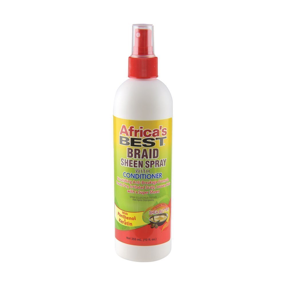 Africa's Best Braid Sheen Spray With Conditioner 12oz - Southwestsix Cosmetics Africa's Best Braid Sheen Spray With Conditioner 12oz Hair Sheen Africa's Best Southwestsix Cosmetics 034285500122 Africa's Best Braid Sheen Spray With Conditioner 12oz