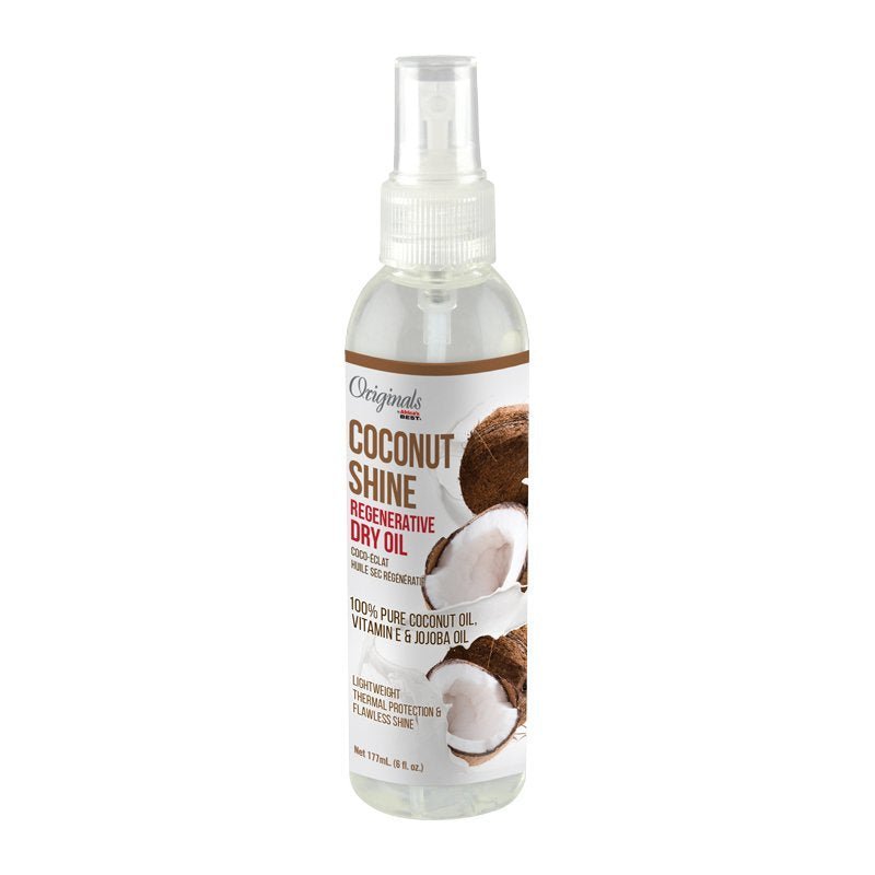 Africa's Best Originals Coconut Shine Regenerative Dry Oil 6oz - Southwestsix Cosmetics Africa's Best Originals Coconut Shine Regenerative Dry Oil 6oz Hair Oil Africa's Best Southwestsix Cosmetics Africa's Best Originals Coconut Shine Regenerative Dry Oil 6oz