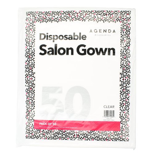 Agenda disposable salon gown - Southwestsix Cosmetics Agenda disposable salon gown Agenda Southwestsix Cosmetics 506016772855 Pack of 50 Agenda disposable salon gown