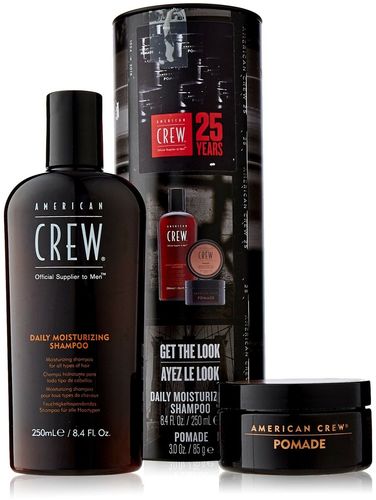 American Crew Get The Look Daily Moisturising Shampoo And Pomade Tin 250ml/85g - Southwestsix Cosmetics American Crew Get The Look Daily Moisturising Shampoo And Pomade Tin 250ml/85g American Crew Southwestsix Cosmetics 75724000452 American Crew Get The Look Daily Moisturising Shampoo And Pomade Tin 250ml/85g