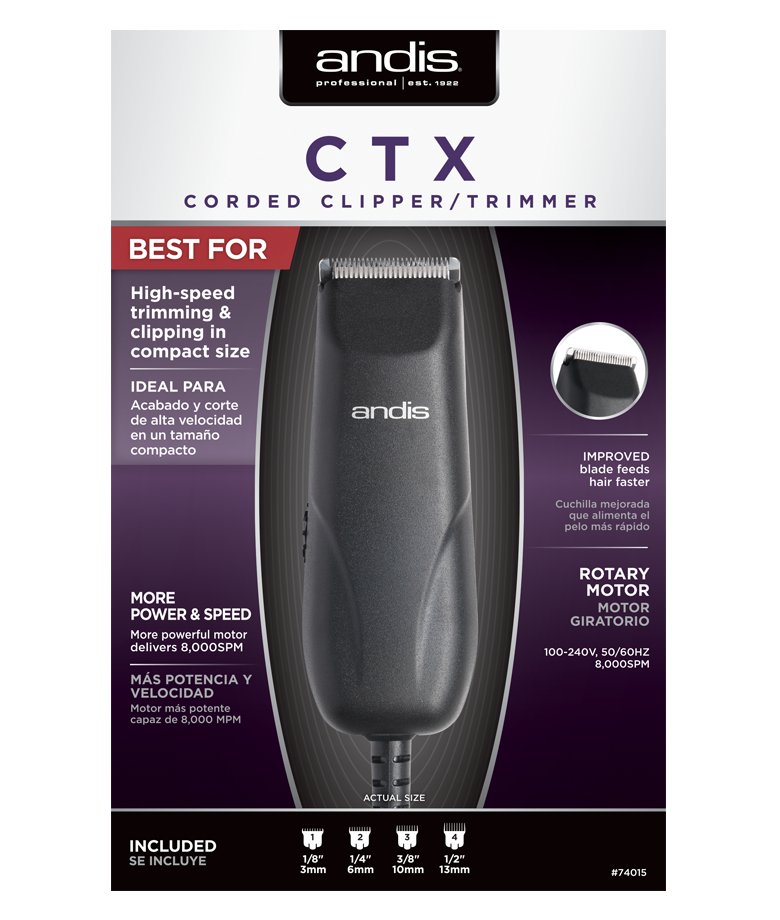 Andis CTX Corded Clipper/Trimmer - Southwestsix Cosmetics Andis CTX Corded Clipper/Trimmer Hair Clippers & Trimmers Andis Southwestsix Cosmetics Andis CTX Corded Clipper/Trimmer