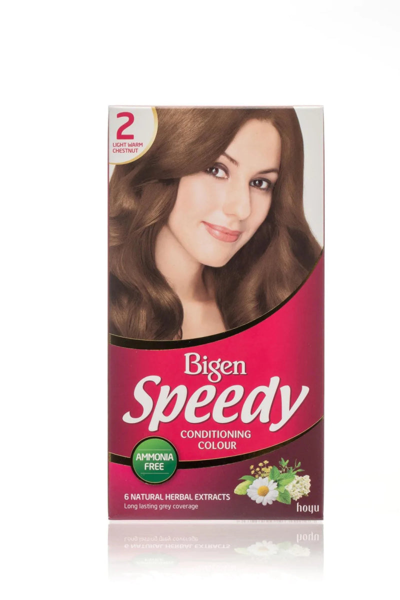 Bigen Women's Speedy Conditioning Colour - Light Warm Chestnut - Southwestsix Cosmetics Bigen Women's Speedy Conditioning Colour - Light Warm Chestnut Hair Dyes Bigen Southwestsix Cosmetics Bigen Women's Speedy Conditioning Colour - Light Warm Chestnut