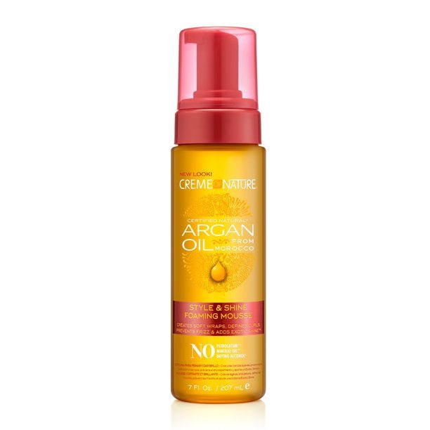 Creme Of Nature Argan Oil Style and Shine Foaming Mousse 7oz - Southwestsix Cosmetics Creme Of Nature Argan Oil Style and Shine Foaming Mousse 7oz Mousse Creme Of Nature Southwestsix Cosmetics 075724244382 Creme Of Nature Argan Oil Style and Shine Foaming Mousse 7oz