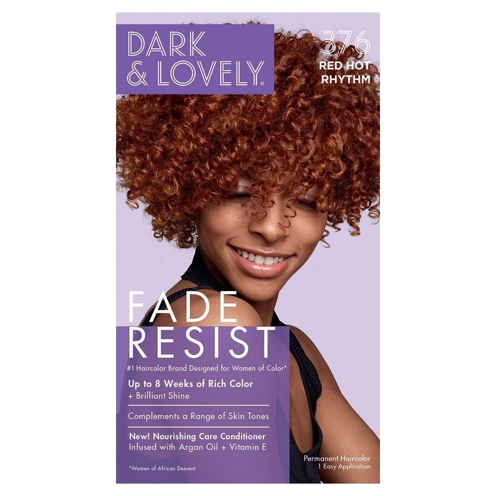 Dark & Lovely Fade Resist Permanent Rich Conditioning Colour - Southwestsix Cosmetics Dark & Lovely Fade Resist Permanent Rich Conditioning Colour Hair Dyes Dark & Lovely Southwestsix Cosmetics 072790003769 #376 Red Hot Rhythm Dark & Lovely Fade Resist Permanent Rich Conditioning Colour