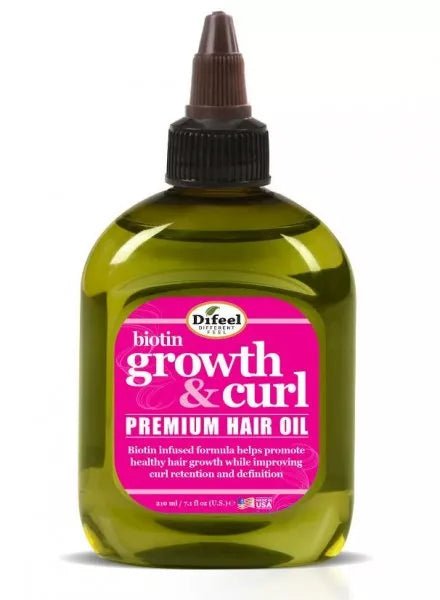 Difeel: Growth & Curl Biotin Premium Hair Oil - Southwestsix Cosmetics Difeel: Growth & Curl Biotin Premium Hair Oil Hair Oil Difeel Southwestsix Cosmetics Difeel: Growth & Curl Biotin Premium Hair Oil