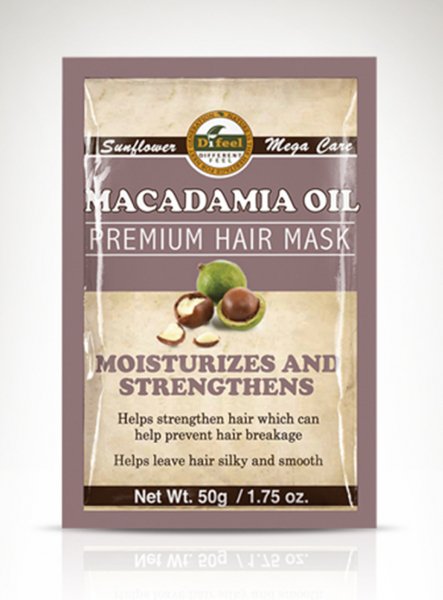 Difeel: Premium Hair Mask Sachet - Macadamia Oil - Southwestsix Cosmetics Difeel: Premium Hair Mask Sachet - Macadamia Oil Hair Masque Difeel Southwestsix Cosmetics Difeel: Premium Hair Mask Sachet - Macadamia Oil