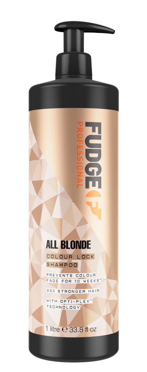 Fudge All Blonde Colour Lock Shampoo - Southwestsix Cosmetics Fudge All Blonde Colour Lock Shampoo Fudge Southwestsix Cosmetics 5031550000337 1L Fudge All Blonde Colour Lock Shampoo