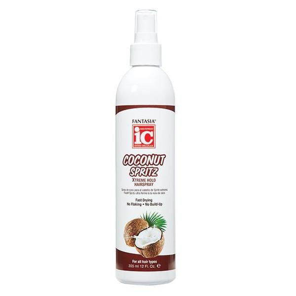 IC Fantasia Coconut Spritz Xtreme Hold Hair Spray 12oz - Southwestsix Cosmetics IC Fantasia Coconut Spritz Xtreme Hold Hair Spray 12oz Spritz IC Fantasia Southwestsix Cosmetics 011313033142 IC Fantasia Coconut Spritz Xtreme Hold Hair Spray 12oz