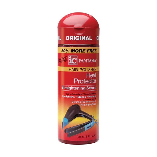 IC Fantasia Hair Polisher Heat Protector Straightening Serum 6oz - Southwestsix Cosmetics IC Fantasia Hair Polisher Heat Protector Straightening Serum 6oz Heat Protector IC Fantasia Southwestsix Cosmetics 011313030158 IC Fantasia Hair Polisher Heat Protector Straightening Serum 6oz