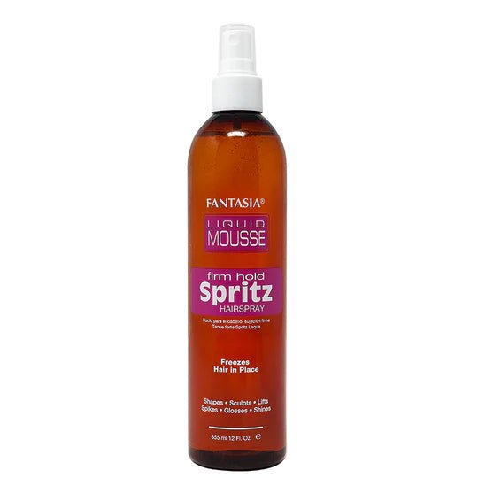 IC Fantasia Liquid Mousse Firm Hold Spritz Hairspray 12oz - Southwestsix Cosmetics IC Fantasia Liquid Mousse Firm Hold Spritz Hairspray 12oz Spritz IC Fantasia Southwestsix Cosmetics 011313012000 IC Fantasia Liquid Mousse Firm Hold Spritz Hairspray 12oz