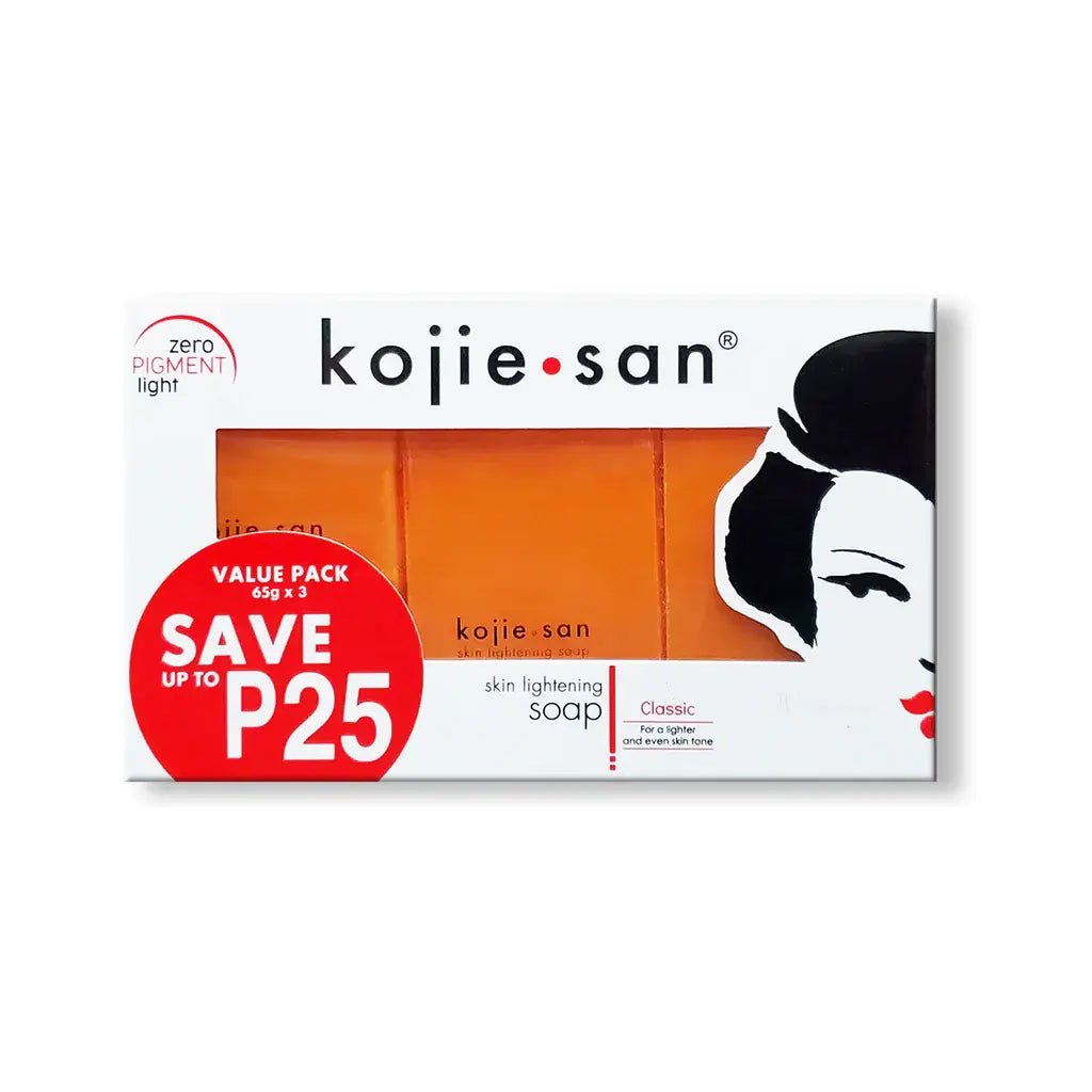 Kojie San Soap Bars 3X65g - Southwestsix Cosmetics Kojie San Soap Bars 3X65g Southwestsix Cosmetics Southwestsix Cosmetics 5V-G1DR-924B Kojie San Soap Bars 3X65g