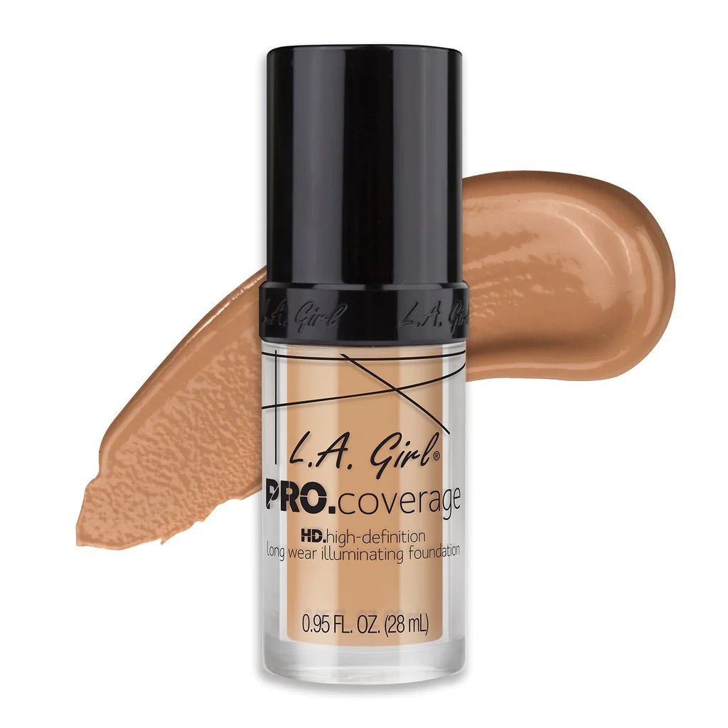 La Girl Pro Coverage Illuminating Foundation - Southwestsix Cosmetics La Girl Pro Coverage Illuminating Foundation Foundations & Concealers LA Girl Southwestsix Cosmetics 644 - Natural La Girl Pro Coverage Illuminating Foundation