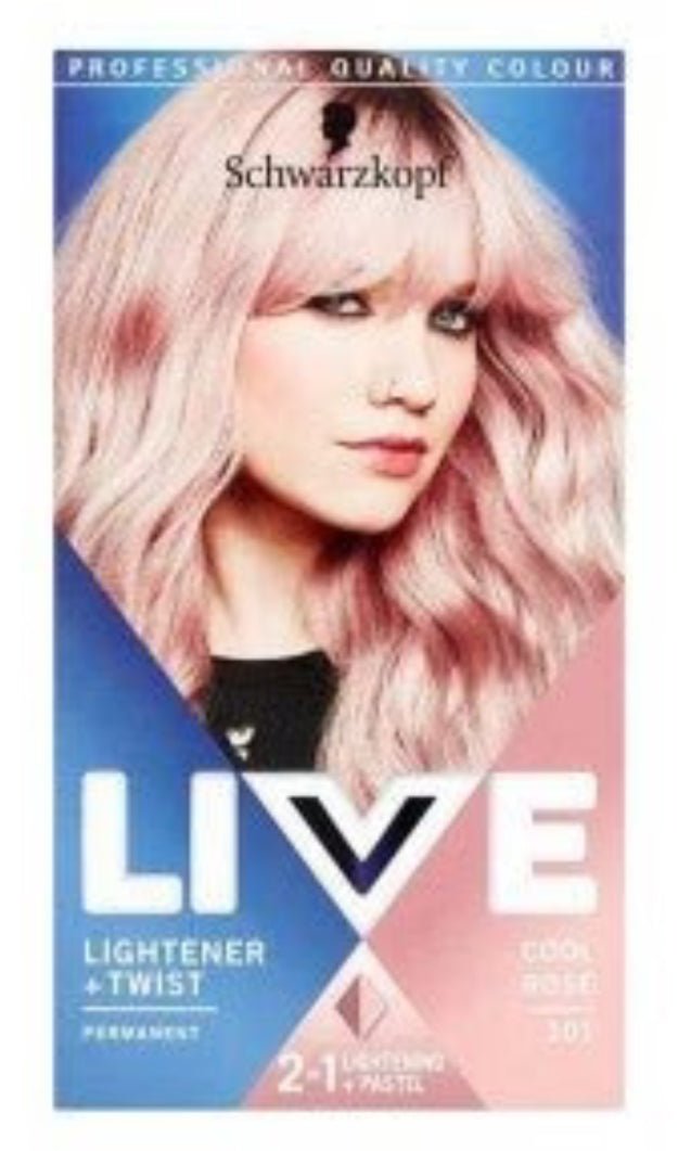 Live Lightener Plus Twist Permanent Colour 101 Cool Rose - Southwestsix Cosmetics Live Lightener Plus Twist Permanent Colour 101 Cool Rose Hair Colour Live Southwestsix Cosmetics Live Lightener Plus Twist Permanent Colour 101 Cool Rose