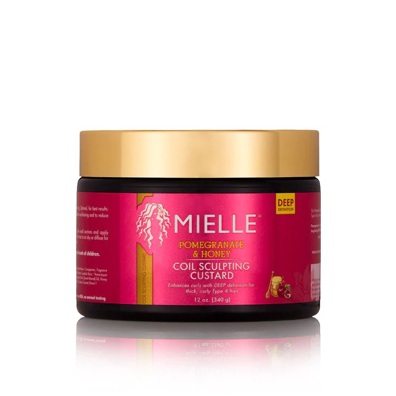 Mielle Organics Pomegranate & Honey Coil Sculpting Custard 12oz - Southwestsix Cosmetics Mielle Organics Pomegranate & Honey Coil Sculpting Custard 12oz Styling Gel Mielle Organics Southwestsix Cosmetics Mielle Organics Pomegranate & Honey Coil Sculpting Custard 12oz