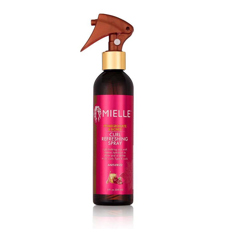 Mielle Organics Pomegranate & Honey Curl Refreshing Spray 8oz - Southwestsix Cosmetics Mielle Organics Pomegranate & Honey Curl Refreshing Spray 8oz Curl Restorer Mielle Organics Southwestsix Cosmetics 850001265379 Mielle Organics Pomegranate & Honey Curl Refreshing Spray 8oz