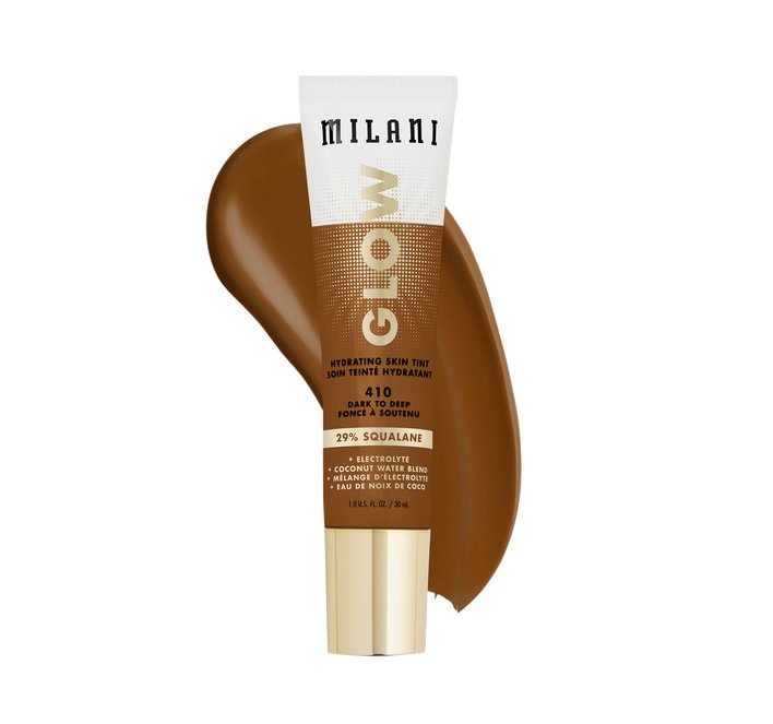 Milani Glow Hydrating Skin Tint - Southwestsix Cosmetics Milani Glow Hydrating Skin Tint Makeup Milani Southwestsix Cosmetics 201 - 410 - Dark To Deep Milani Glow Hydrating Skin Tint