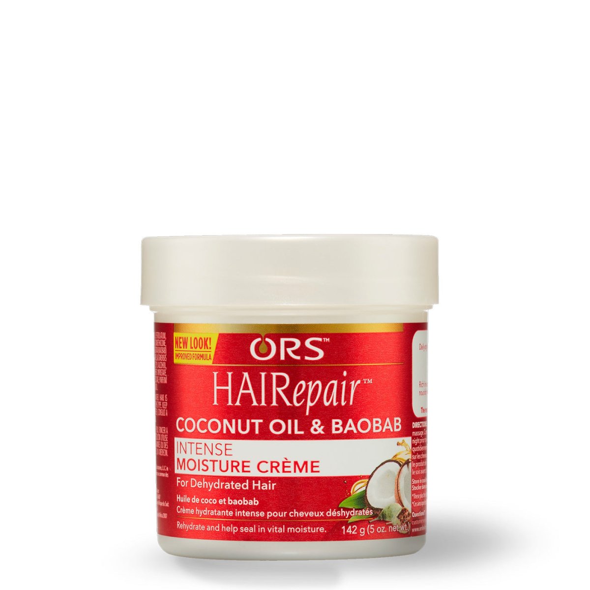 ORS HAIRepair Coconut Oil & Baobab Intense Moisture Creme 5oz - Southwestsix Cosmetics ORS HAIRepair Coconut Oil & Baobab Intense Moisture Creme 5oz Hair Moisturiser ORS Southwestsix Cosmetics 632169110087 ORS HAIRepair Coconut Oil & Baobab Intense Moisture Creme 5oz
