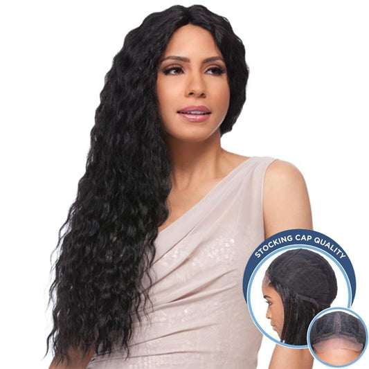 Sensationnel Empress Synthetic Lace Front Wig Custom Lace - French Wave - Southwestsix Cosmetics Sensationnel Empress Synthetic Lace Front Wig Custom Lace - French Wave Sensationnel Southwestsix Cosmetics EH-7IT3-IK0U 1B Sensationnel Empress Synthetic Lace Front Wig Custom Lace - French Wave