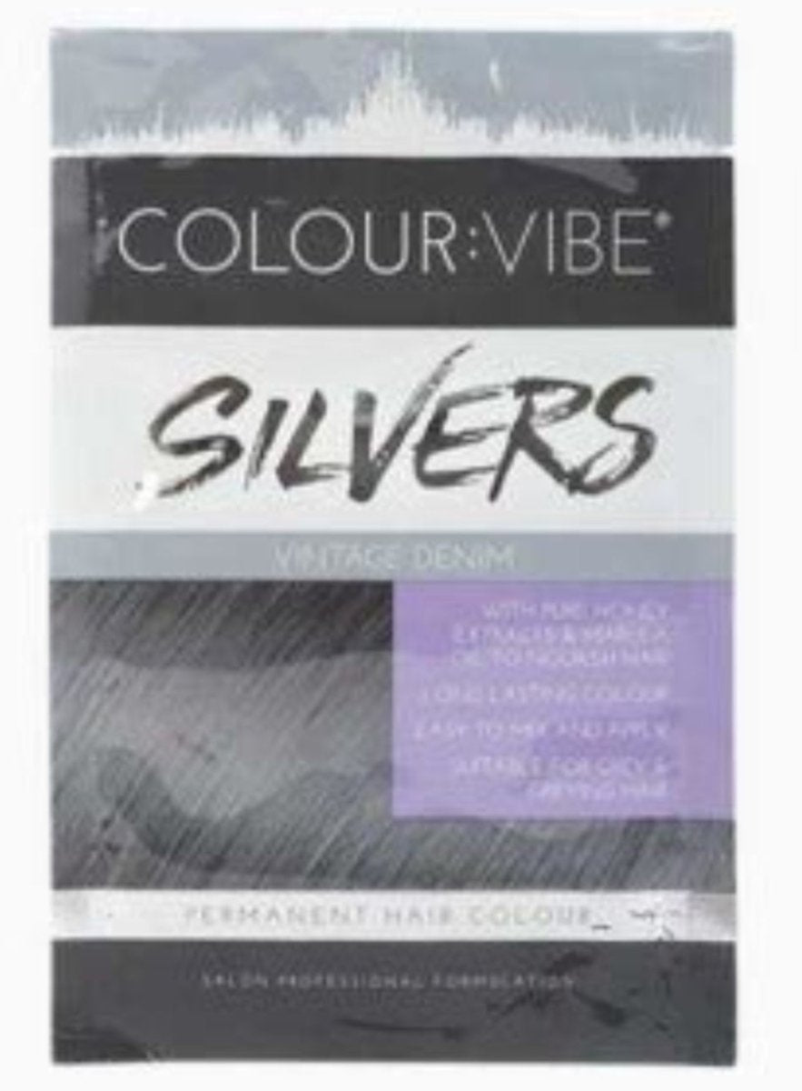 Silvers Permanent Hair Colour Vintage Denim - Southwestsix Cosmetics Silvers Permanent Hair Colour Vintage Denim Hair Colour Colour vibe Southwestsix Cosmetics 5 060427 352835 Silvers Permanent Hair Colour Vintage Denim