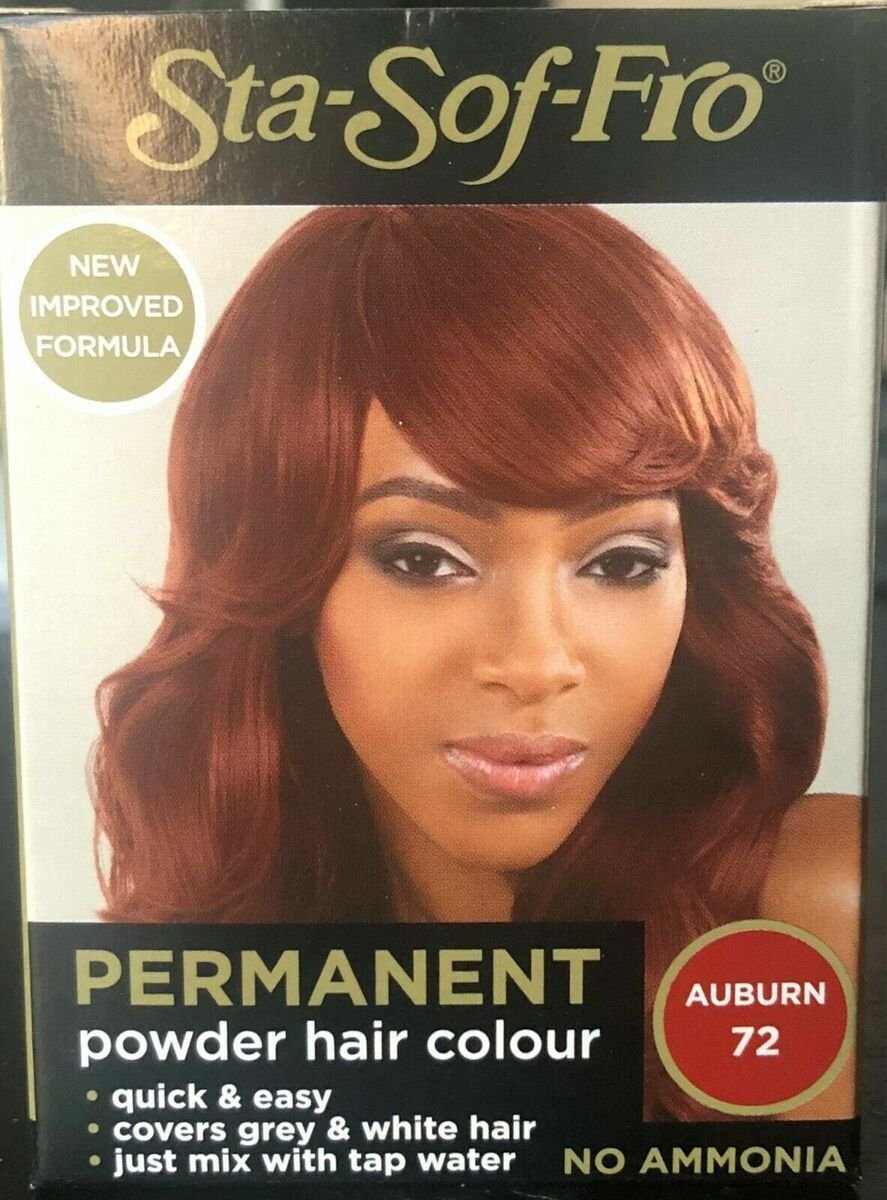 Sta-Sof-Fro Permanent Powder Hair Colour - Southwestsix Cosmetics Sta-Sof-Fro Permanent Powder Hair Colour Southwestsix Cosmetics Southwestsix Cosmetics 5017857000171 Auburn-72 Sta-Sof-Fro Permanent Powder Hair Colour