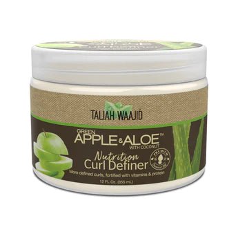 Taliah Waajid Green Apple & Aloe Nutrition Curl Definer 12oz - Southwestsix Cosmetics Taliah Waajid Green Apple & Aloe Nutrition Curl Definer 12oz Styling Gel Taliah Waajid Southwestsix Cosmetics Taliah Waajid Green Apple & Aloe Nutrition Curl Definer 12oz