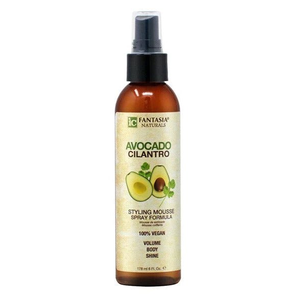 TIC Fantasia Naturals Avacado Cilantro Styling Mousse 178ml - Southwestsix Cosmetics TIC Fantasia Naturals Avacado Cilantro Styling Mousse 178ml IC Fantasia Southwestsix Cosmetics 637778960856 TIC Fantasia Naturals Avacado Cilantro Styling Mousse 178ml