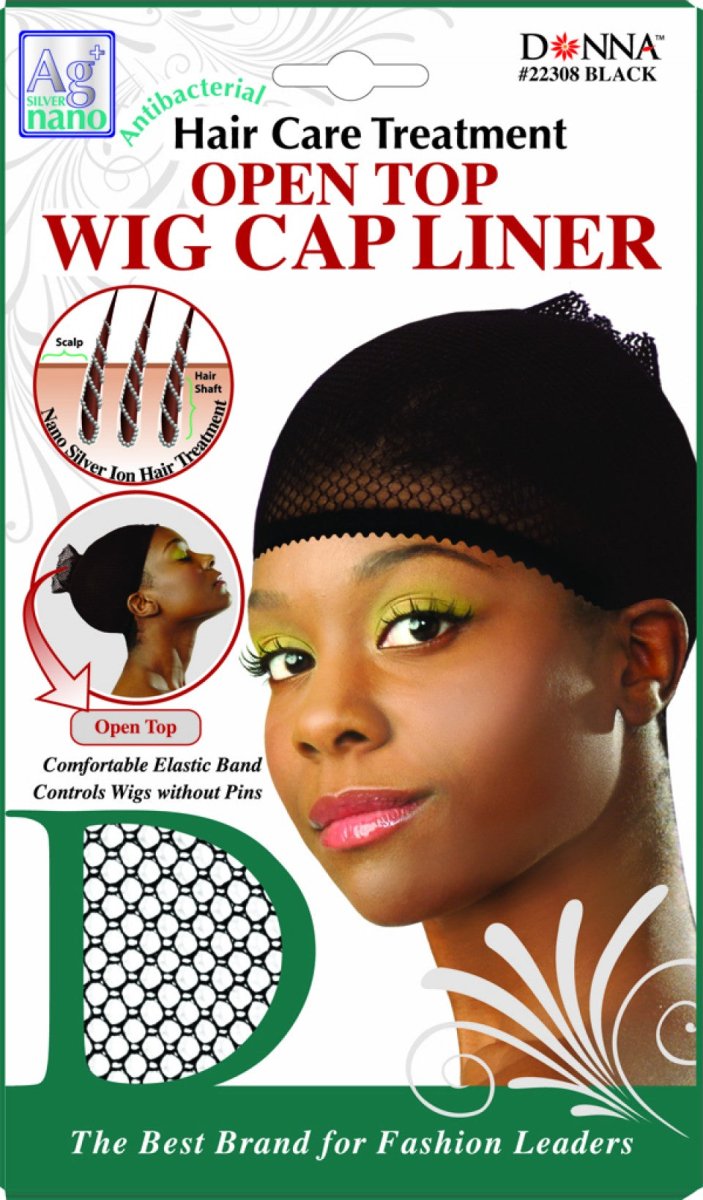 Titan Donna Hair Care Treatment Open Top Wig Cap Liner - Southwestsix Cosmetics Titan Donna Hair Care Treatment Open Top Wig Cap Liner Accessories Titan Donna Southwestsix Cosmetics Black Titan Donna Hair Care Treatment Open Top Wig Cap Liner