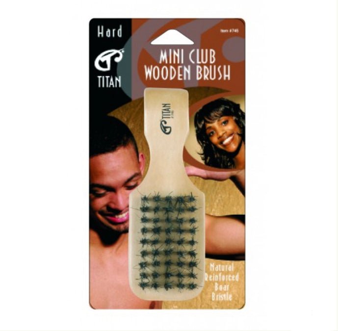 Titan Donna Mini Club Wooden Brush - Southwestsix Cosmetics Titan Donna Mini Club Wooden Brush Accessories Titan Donna Southwestsix Cosmetics Titan Donna Mini Club Wooden Brush