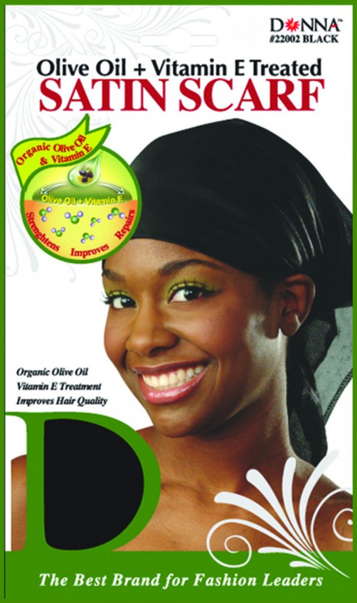 Titan Donna Oil Treated Satin Scarf - Southwestsix Cosmetics Titan Donna Oil Treated Satin Scarf Accessories Titan Donna Southwestsix Cosmetics 658302220024 Black Titan Donna Oil Treated Satin Scarf