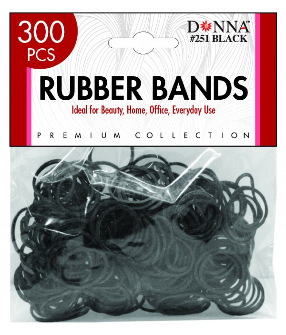 Titan Donna Rubber Bands 300pcs - Southwestsix Cosmetics Titan Donna Rubber Bands 300pcs Accessories Titan Donna Southwestsix Cosmetics 658302002514 Black Titan Donna Rubber Bands 300pcs