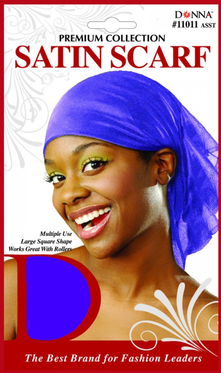 Titan Donna Satin Scarf - Southwestsix Cosmetics Titan Donna Satin Scarf Accessories Titan Donna Southwestsix Cosmetics Black Titan Donna Satin Scarf