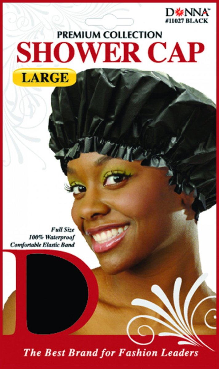 Titan Donna Shower Cap Large - Southwestsix Cosmetics Titan Donna Shower Cap Large Accessories Titan Donna Southwestsix Cosmetics Black Titan Donna Shower Cap Large