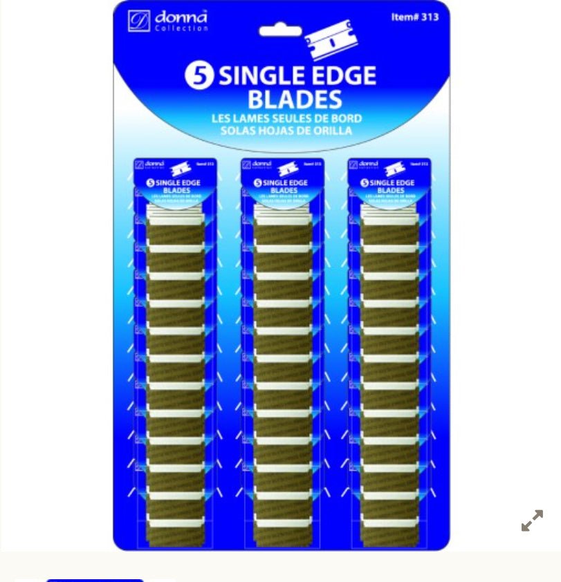 Titan Donna Single Edge Blade - Southwestsix Cosmetics Titan Donna Single Edge Blade Accessories Titan Donna Southwestsix Cosmetics Titan Donna Single Edge Blade