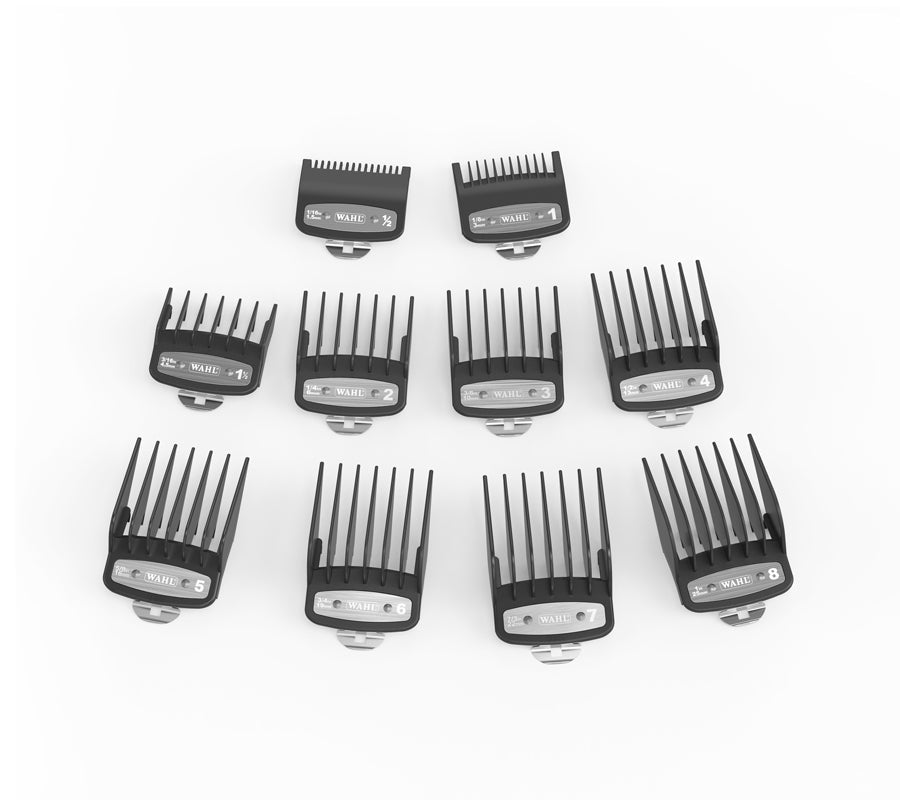 Wahl Premium Guide Combs (Set of 10) - Southwestsix Cosmetics Wahl Premium Guide Combs (Set of 10) Hair Clipper & Trimmer Accessories Wahl Southwestsix Cosmetics Wahl Premium Guide Combs (Set of 10)