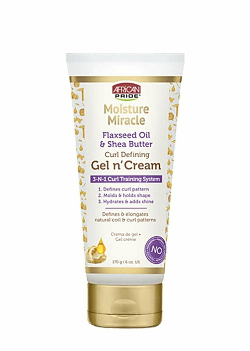 African Pride- Moisture Miracle Curl Defining 3n1 Gel n’ Cream