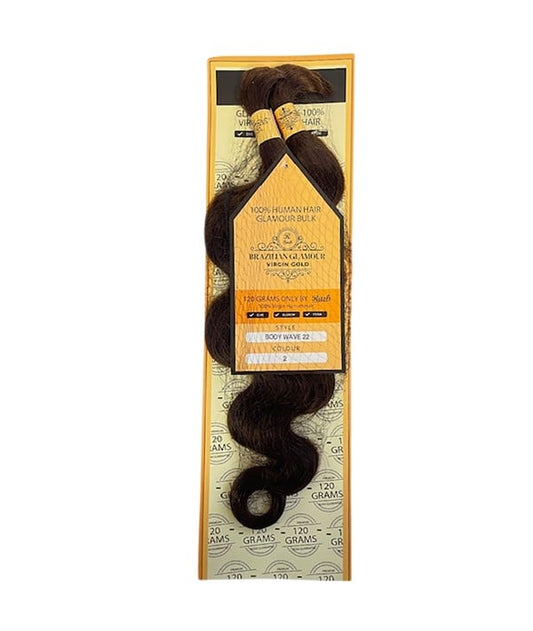Brazilian Glamour Virgin Gold Body wave 18” 1B