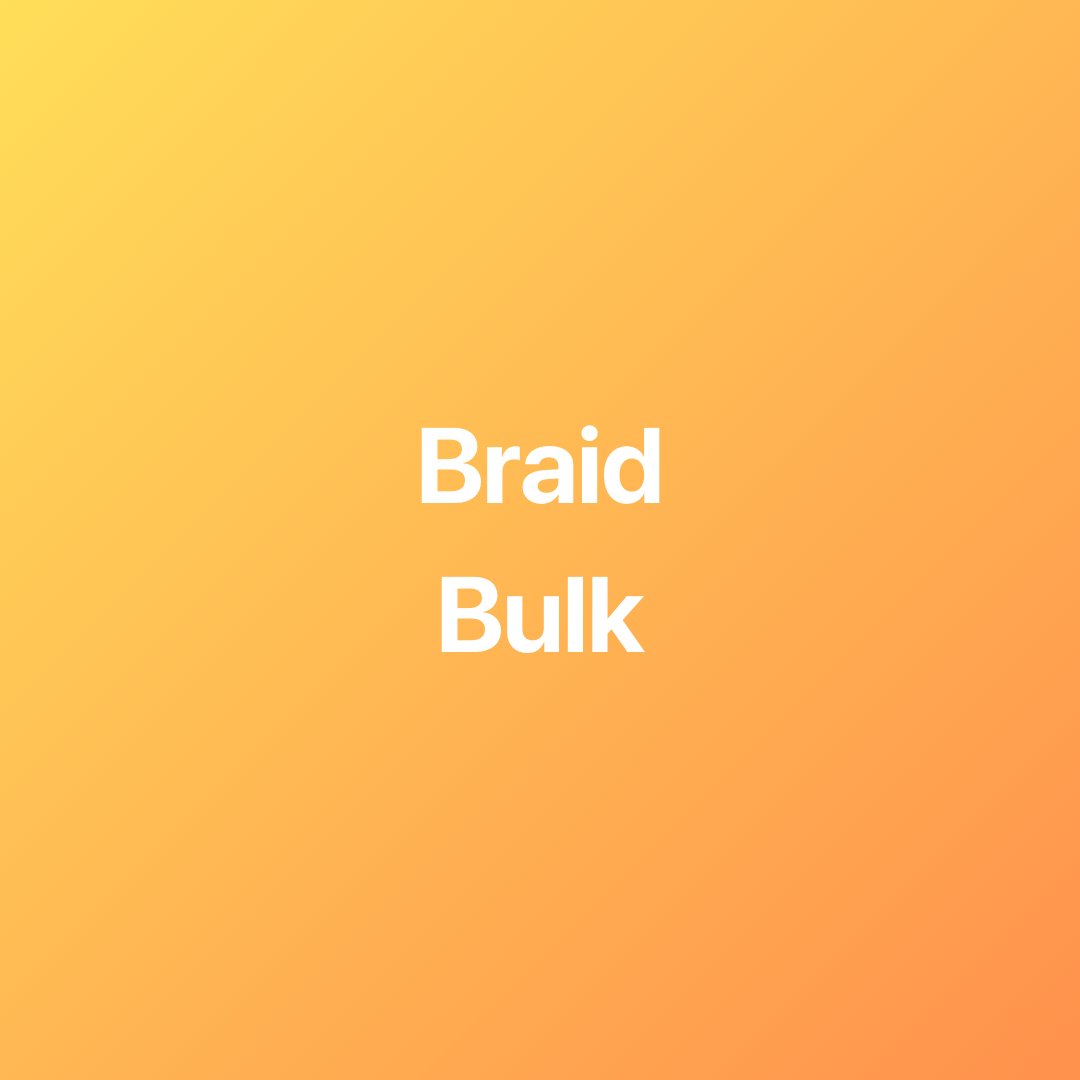 BRAID BUNDLE - Southwestsix Cosmetics BRAID BUNDLE Southwestsix Cosmetics Southwestsix Cosmetics BRAID BUNDLE