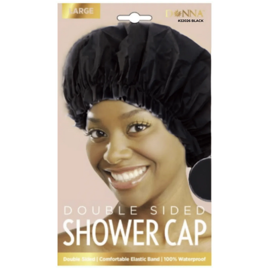 Donna - Large Double Sided Shower Cap - Southwestsix Cosmetics Donna - Large Double Sided Shower Cap Accessories Titan Donna Southwestsix Cosmetics 658302220260 Black Donna - Large Double Sided Shower Cap