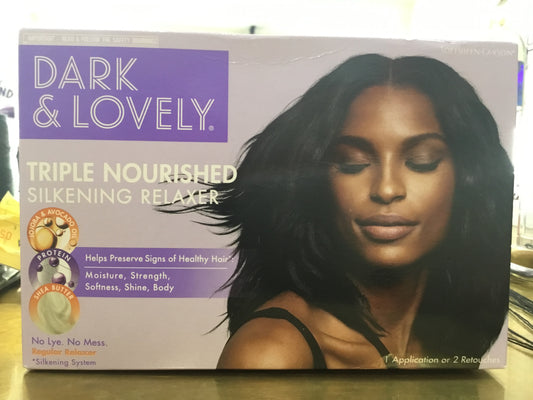 Dark & Lovely Triple Nourished Silkening Relaxer