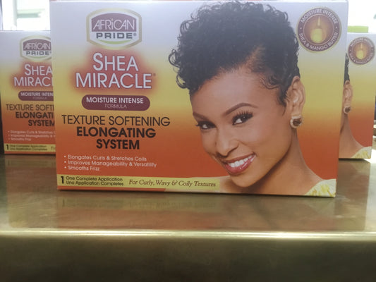 African Pride - Shea Miracle Texture Softening Elongating System