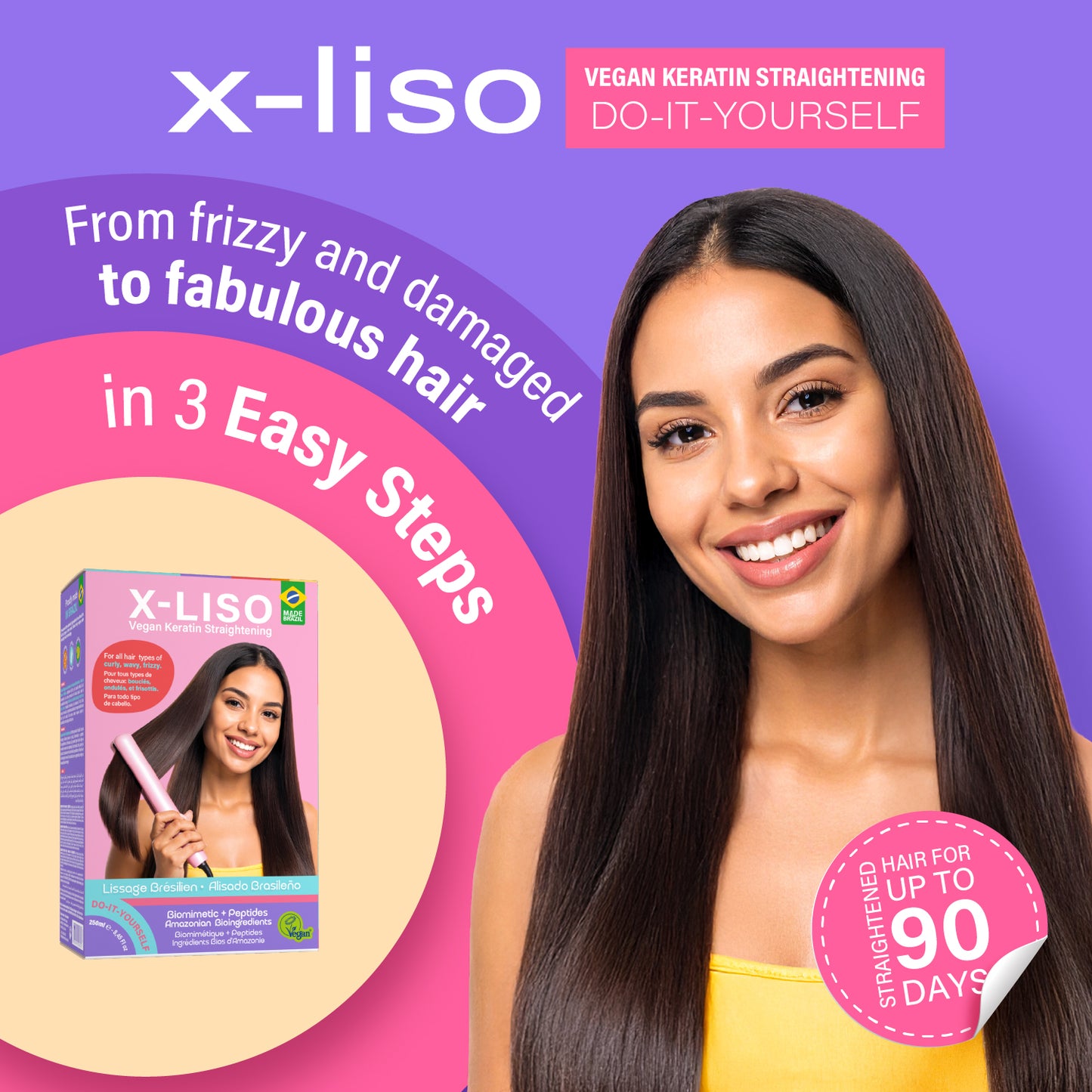 X-Liso Vegan Keratin Straightening Kit