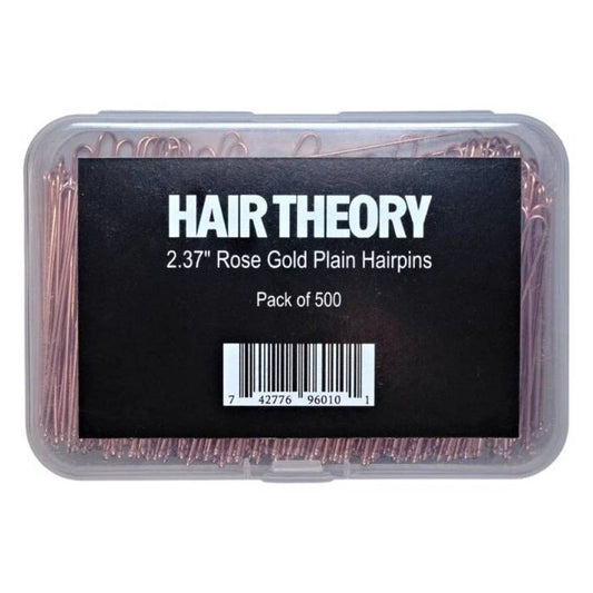 Hair Theory 2.37" Rose Gold Plain Hairpins (500)