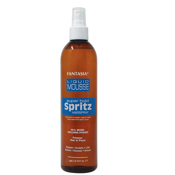 IC Fantasia Liquid Mousse Super Hold Spritz Hairspray 10oz